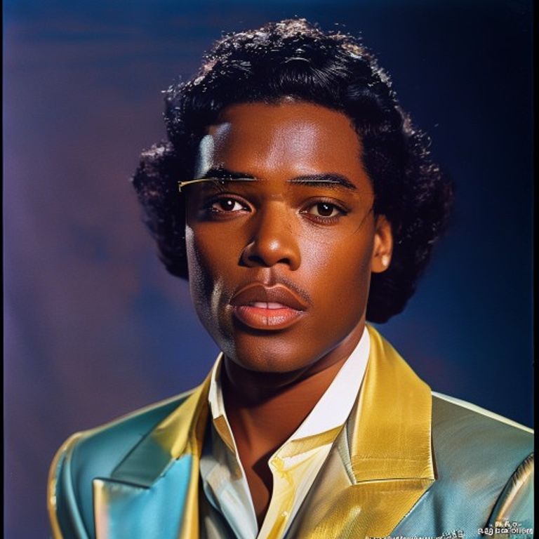 Style register: Motown Records 1963 through 1972 LP cover grammar, glossy four-color studio portraiture, the artist bea…