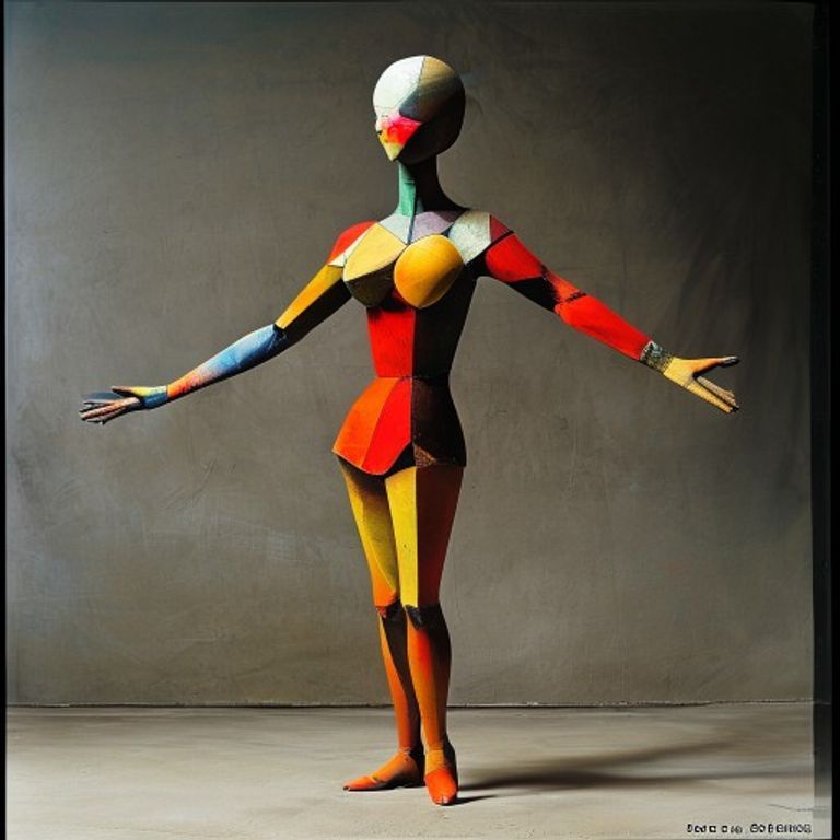 Style register: Oskar Schlemmer Triadic Ballet 1922 and Bauhaus stage-workshop figural grammar, the human body reconcei…