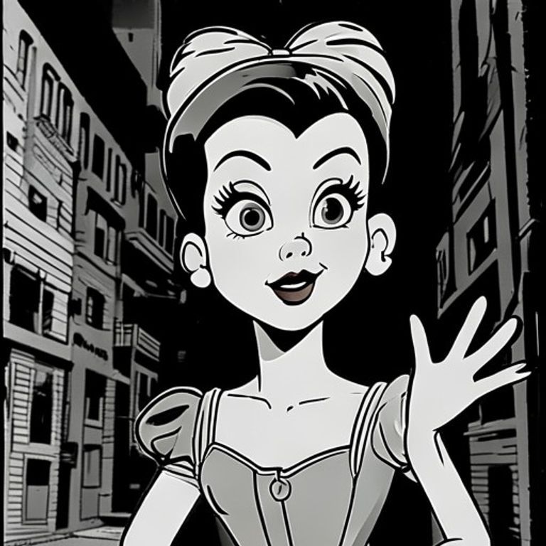 Style register: Fleischer Studios 1930 through 1934 grammar, Betty Boop and Popeye and the Color Classics, rubberhose l…