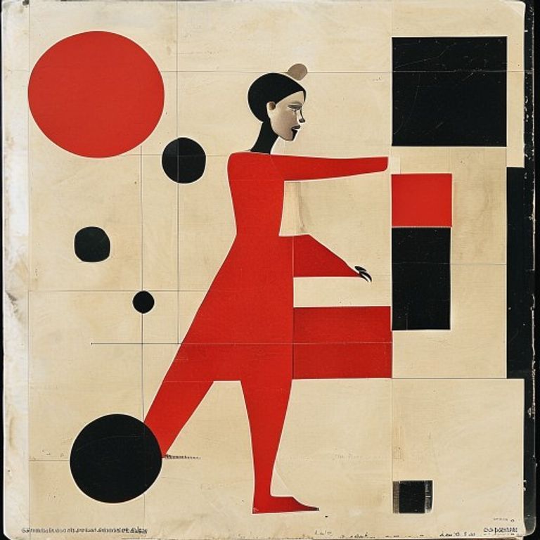 El Lissitzky's 1922 illustrated book mode (About 2 Squares), pure geometric forms staging a story for new Soviet children.