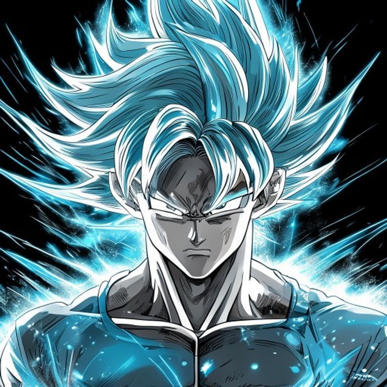 Toriyama late-arc register where the highest power level reads as stillness, not as scream.