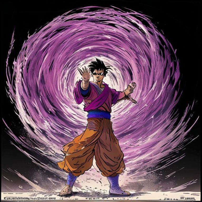 Master Roshi / Tien register at the moment the technique is cast knowing the caster does not survive it.