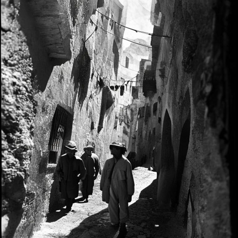 Pontecorvo 1966 newsreel-grade cinematography of the 1954-1957 Casbah cellular warfare. Italian neorealist camera train…