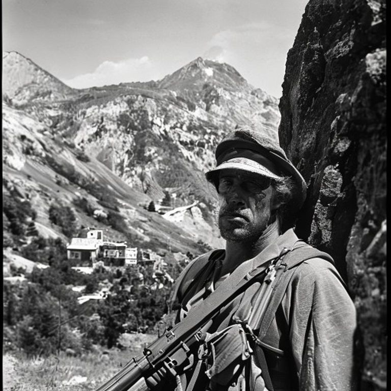 1941 to 1944 Greek Resistance ELAS andartes register: Pindus and Olympos mountain-cadre documentary photography, klepht…