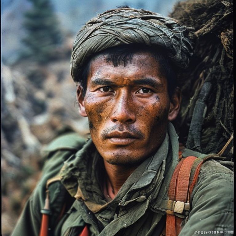The Nepali hill communist in the high altitude camp, ideological certainty and mountain mastery, the decade when the Ma…