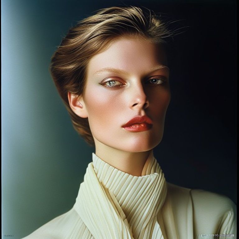 The fashion cover as the human rendered as pure surface. Light, pose, fabric, the body erased into elegance.