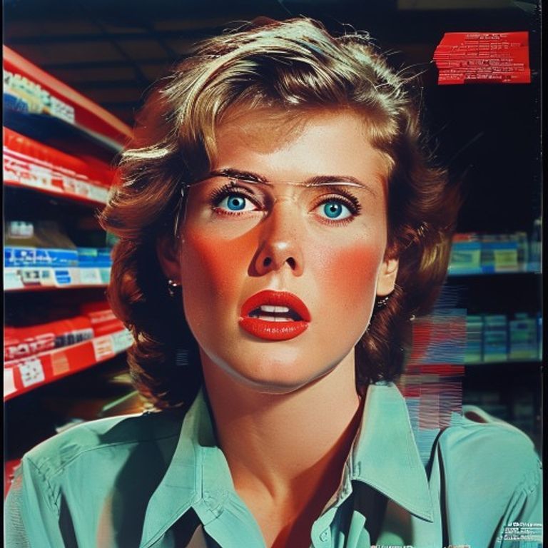 The tabloid cover as pure commodity. Shock and appetite rendered in color, every mechanism deployed to stop you at the…