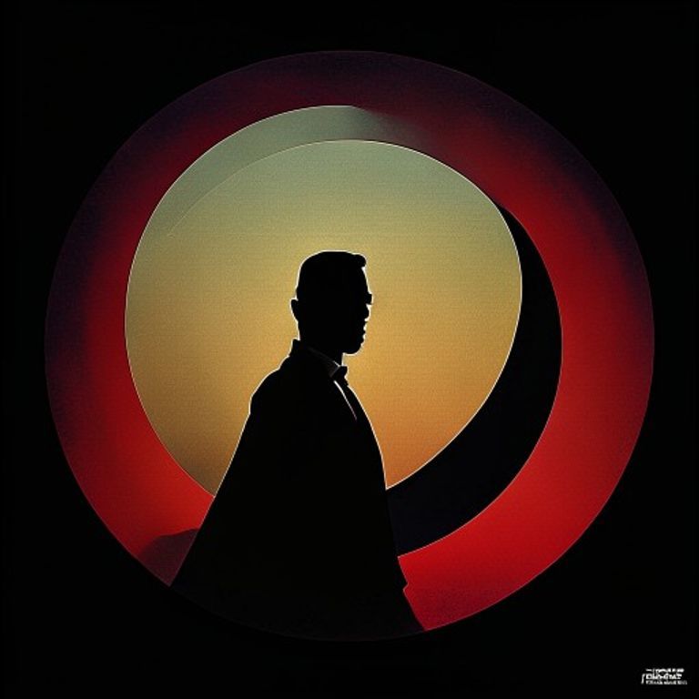 The 007 gunbarrel sequence and Maurice Binder title-design register. A single silhouette inside a circular aperture. Th…