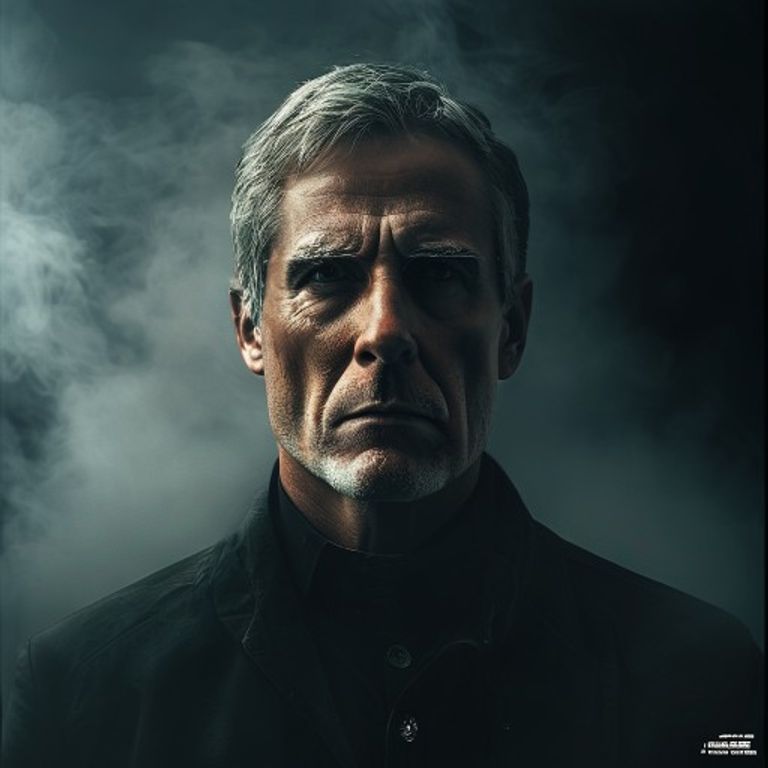 Rendering register: a 2014 to 2026 IMAX 70mm teaser poster in the Nolan, Villeneuve, and Eggers vein, with a single mon…