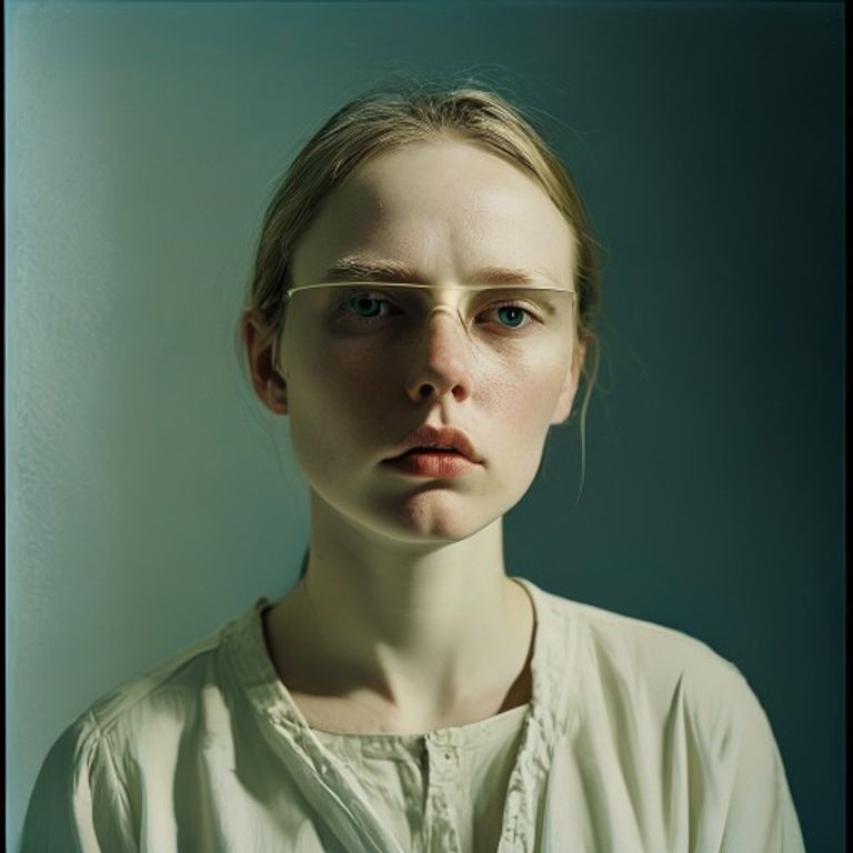 Contemporary independent distributor aesthetic (2010s onward, A24 sensibility). Negative space as subject, isolation as…
