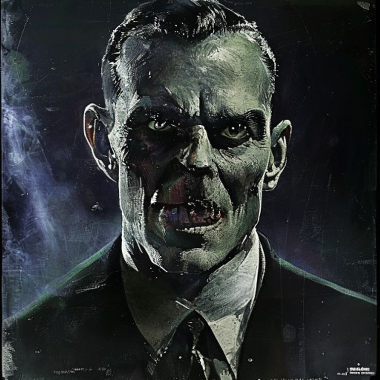 Classic Hollywood horror (1931 through 1939, Dracula, Frankenstein, Mummy, Invisible Man era). Lithograph and photomont…