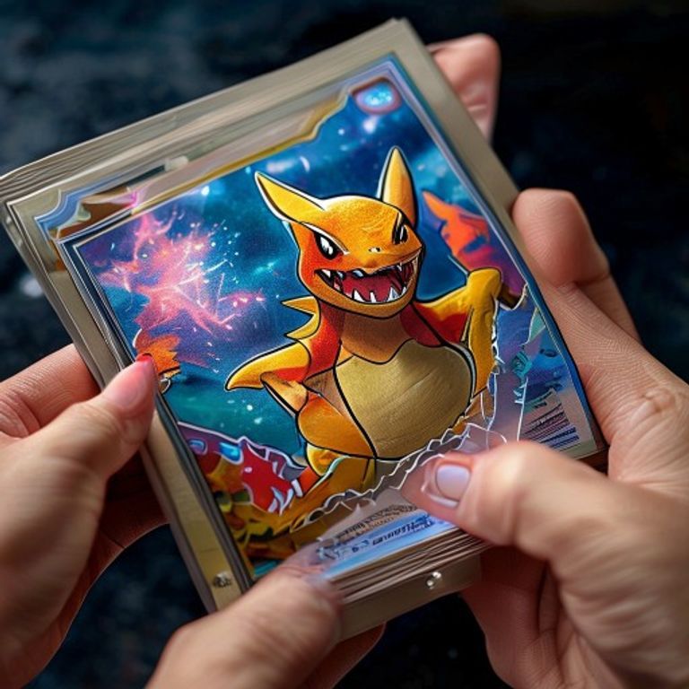 The Pokémon booster pack at the moment of being torn open. The wave-function collapse: maximum-possibility just before…