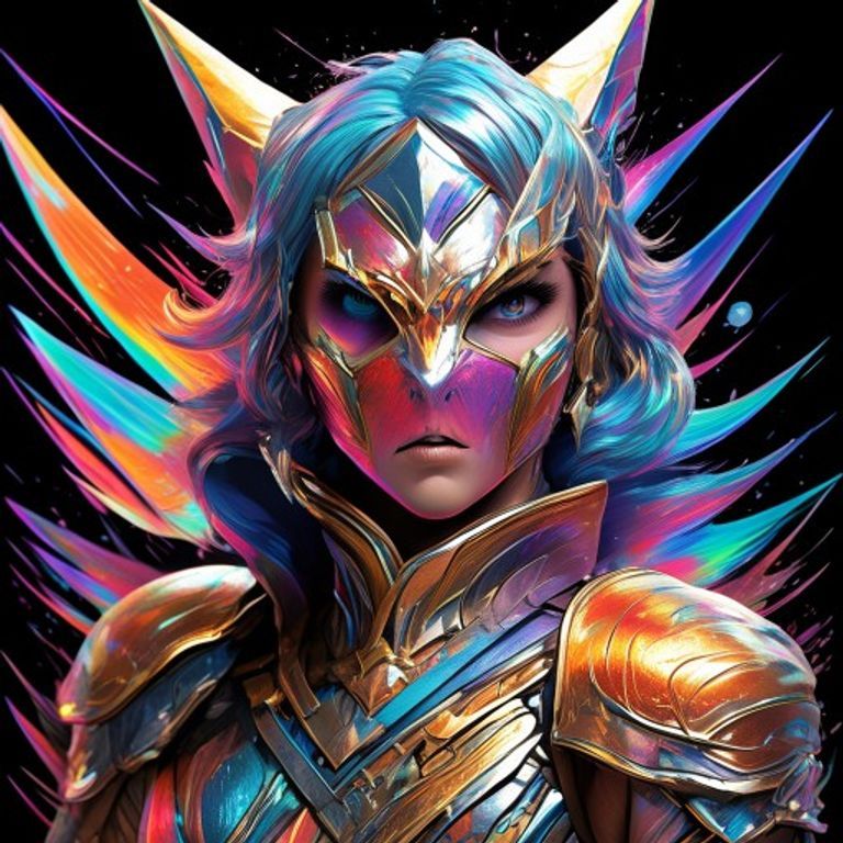 A maximum-tier secret-rare card with full-card rainbow-holographic foil and textured surface. The apex premium variatio…