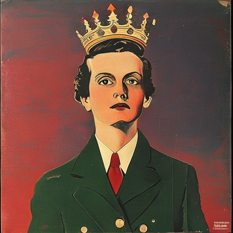 Renders the subject inside the visual grammar the British state developed to convert civilian dread into civic stoicism…