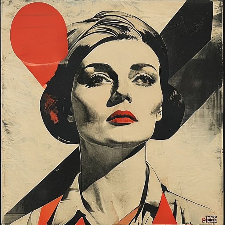El Lissitzky's 1919 "Beat the Whites with the Red Wedge" register and the broader Soviet constructivist visual grammar:…