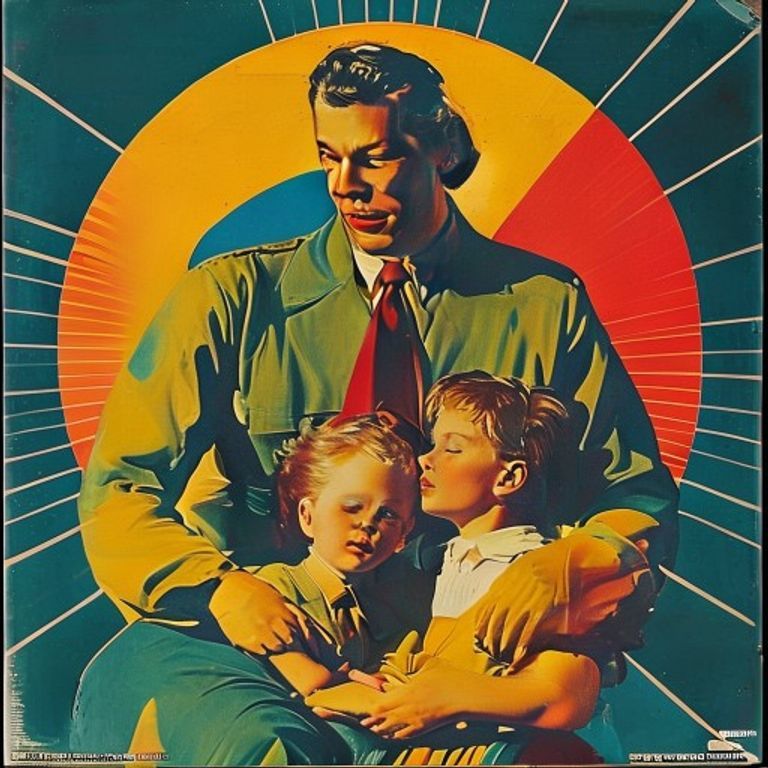 The regime-reassurance register. The state printing its own denial of nuclear annihilation. Subject rendered as if duck…