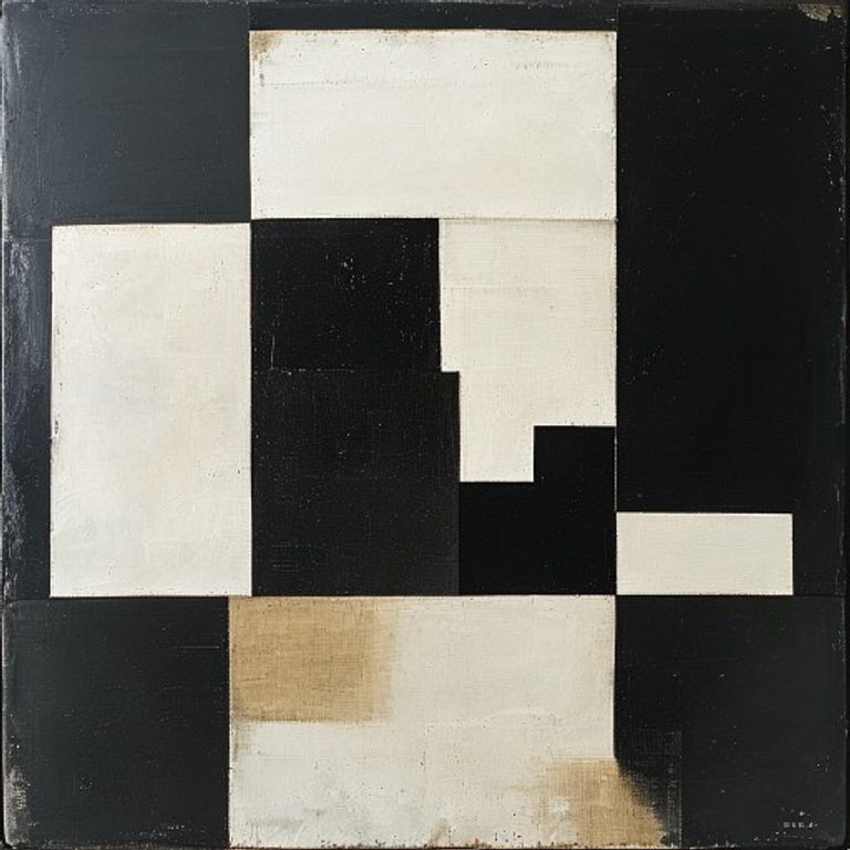 Kazimir Malevich's 1915 zero-degree mode, geometric absolutes against the white void.