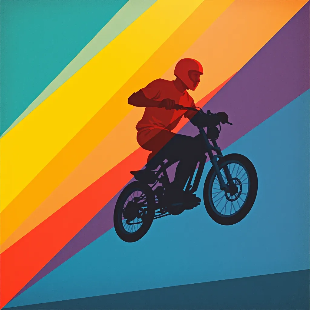 Style register: Max Huber's energetic Swiss and Italian poster work, transparent color layers, measured diagonals, and…