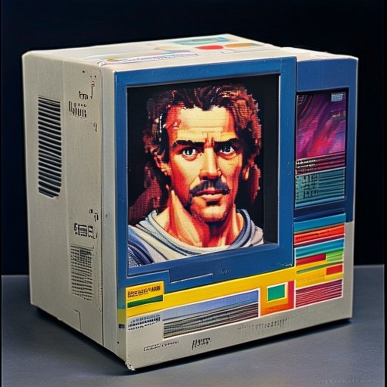 The Super Nintendo box at peak 16-bit confidence. A vibrant painted hero illustration up top, a small in-game pixel-art…