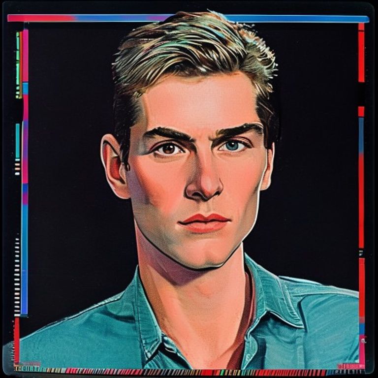 The subject rendered in the late-80s NEC TurboGrafx/PC Engine HuCard register, a flat solid-color marketing aesthetic f…
