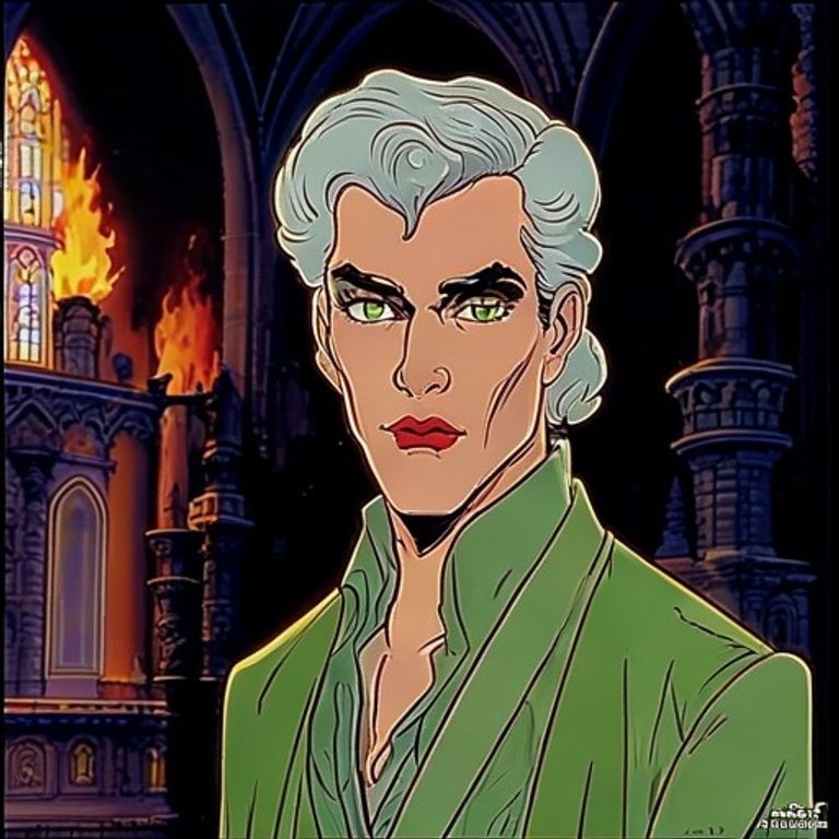 The subject rendered as a frame of early-80s Don-Bluth-school traditional cel animation pulled from an arcade laserdisc…